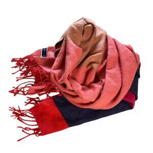 GAP | Fringed Scarf Color Block Multi-Colors